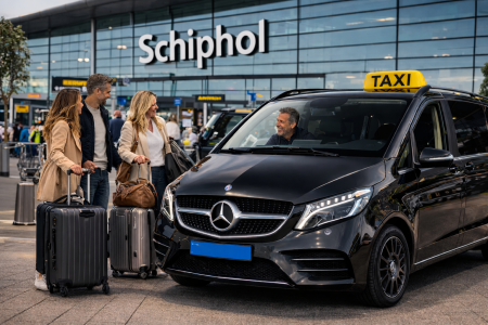 Private Transfer from Schiphol Airport to Amsterdam (up to 6 persons)